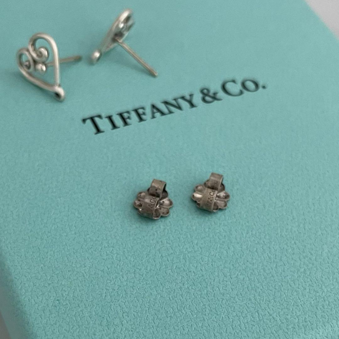 TIFFANY＆Co. ティファニー オープンハート ピアス シルバー