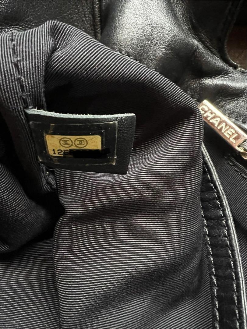 美品☆希少☆CHANEL☆シャネル　カメリア　キャンパスレザートートバッグ