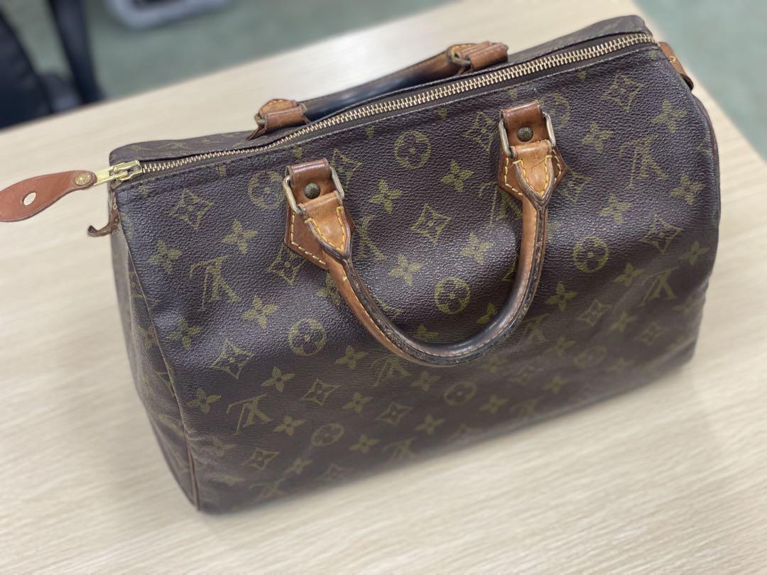 【国産】 Louis ブラウン ボストンバッグ Vuitton 旅行かばん・小分けバッグ