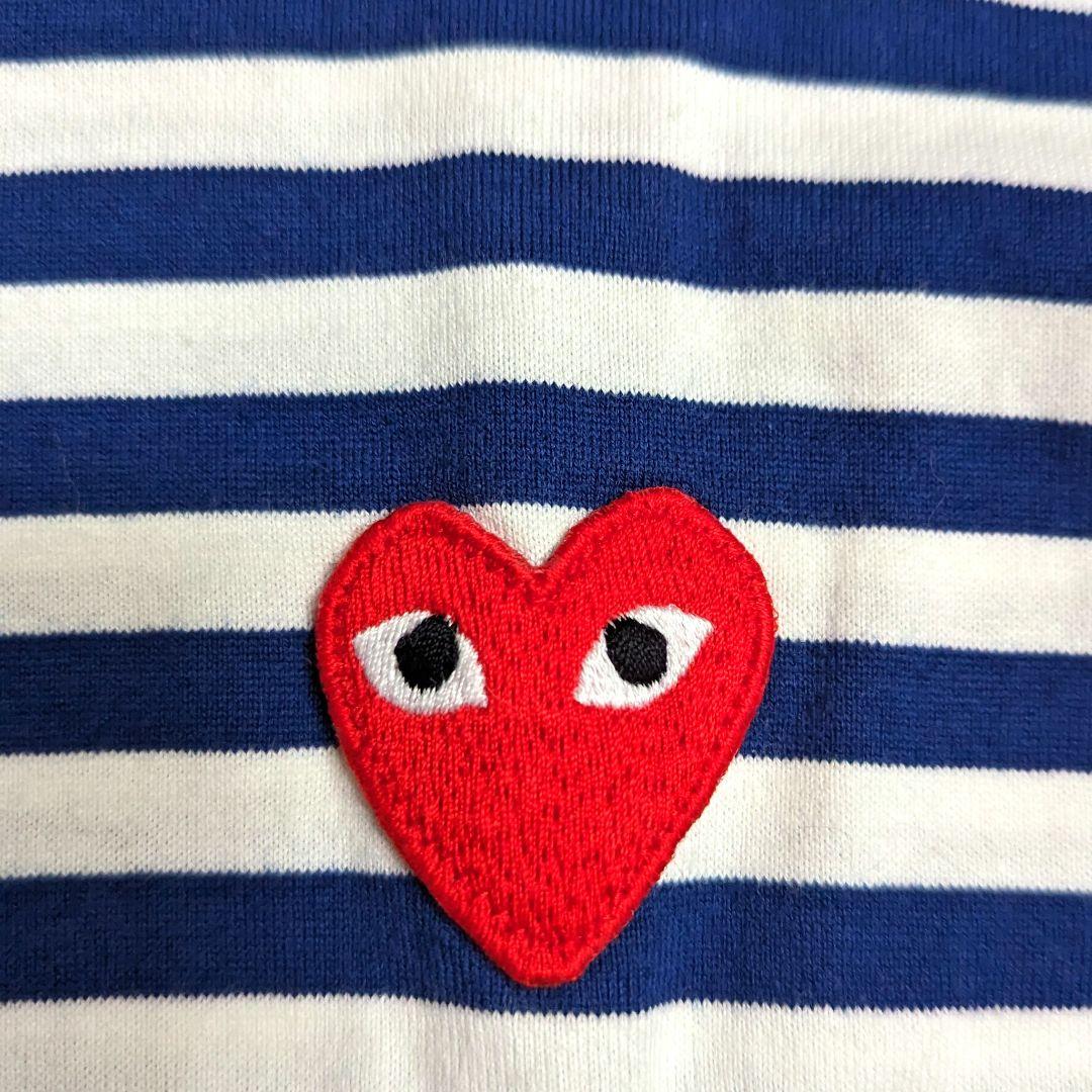PLAY COMME des GARÇONS ストライプ長袖カットソー L