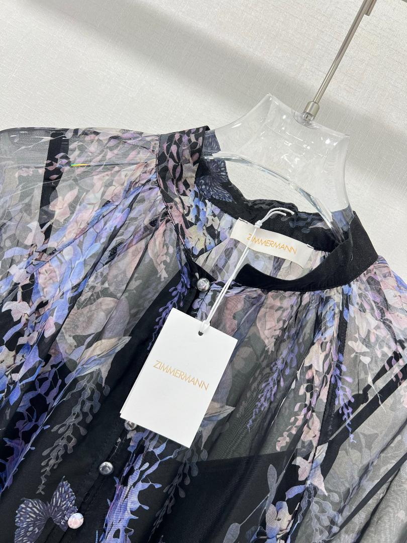 ZIMMERMANN フローラルロングワンピース