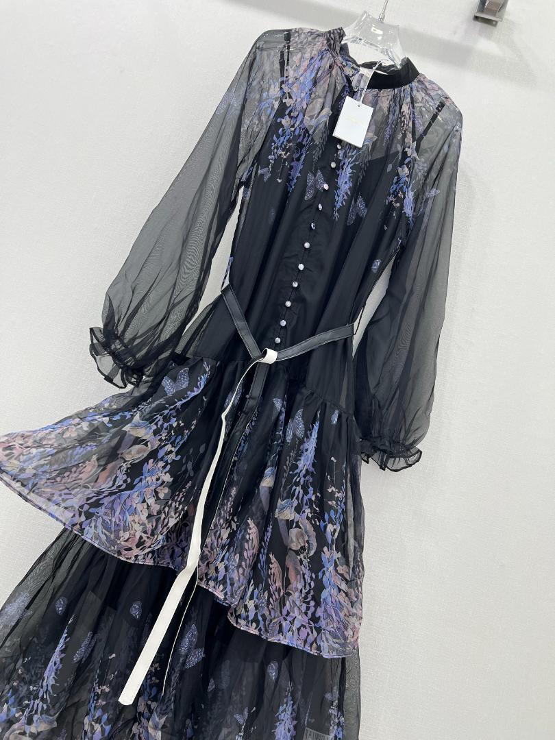 ZIMMERMANN フローラルロングワンピース