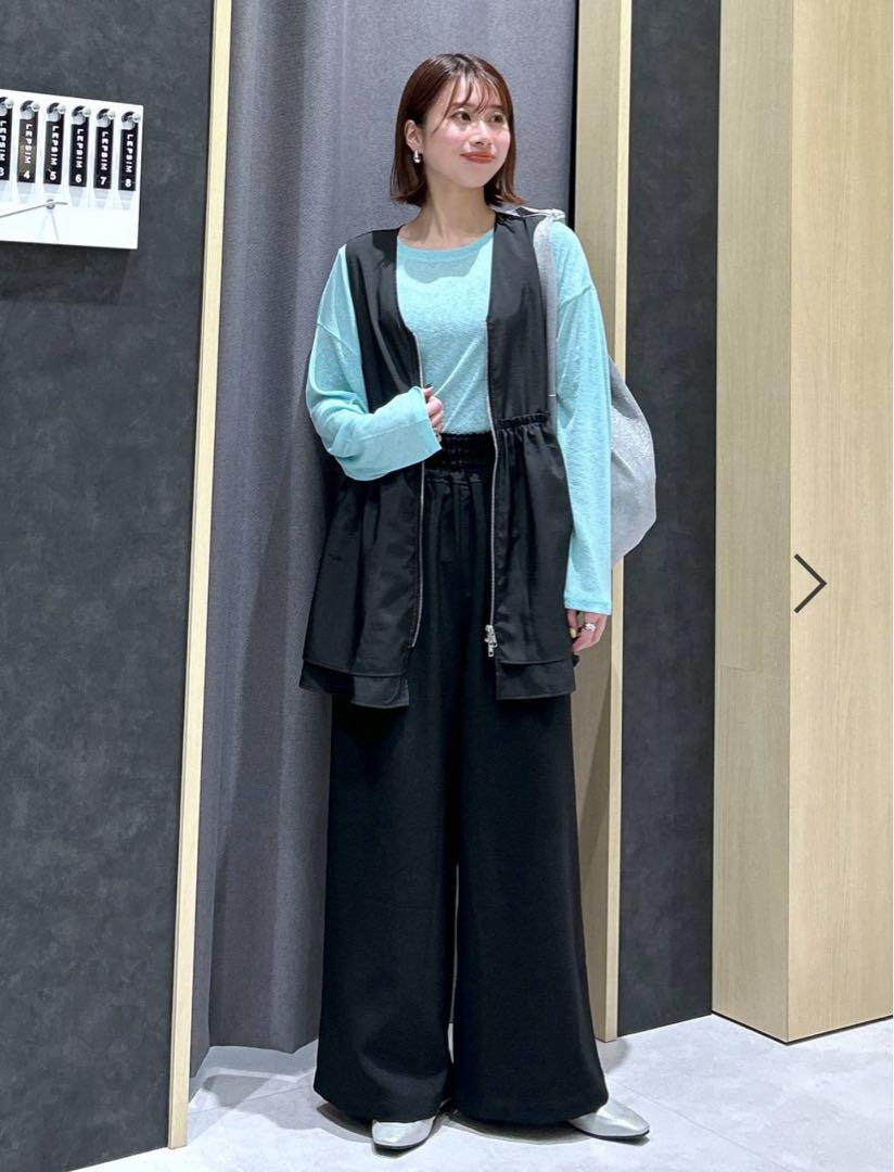 新品　ギャザーWZIP ベスト　FREE TALL LEPSIM レプシィム