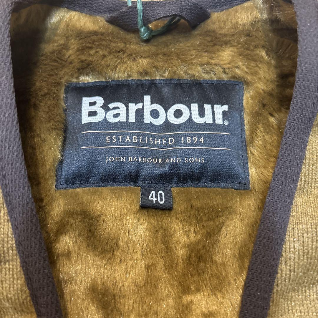 Barbour ベスト フロントジップ ファー ライナー ベスト
