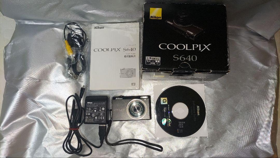 Nikon COOLPIX S640 ブラック デジタルカメラ