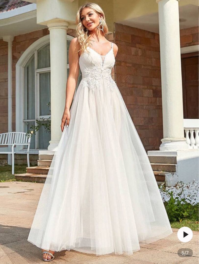 ウェディングドレス　前撮り