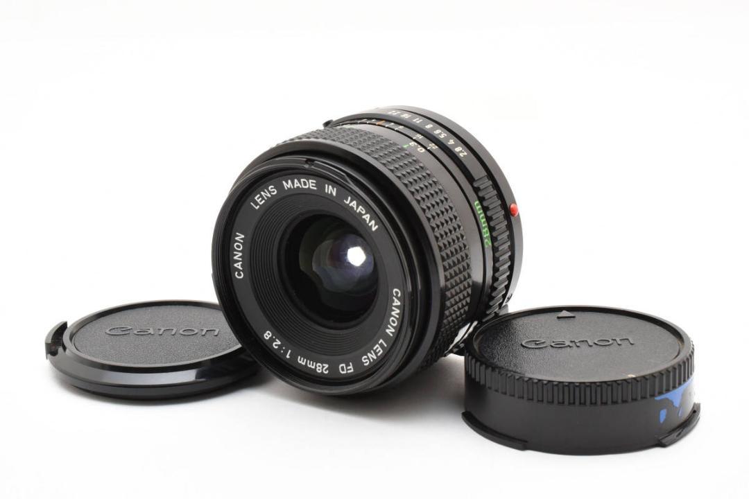 【完動品】CANON NEW FD 28mm F2.8 オールド 単焦点 広角