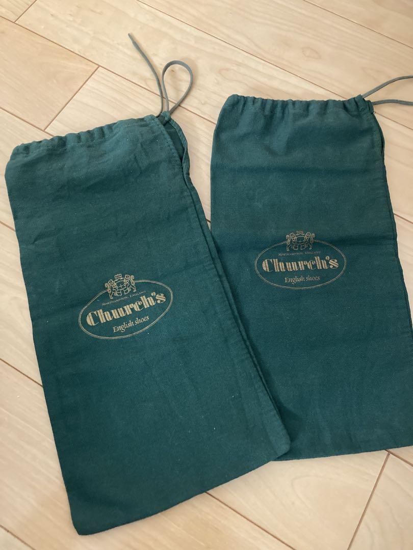 (袋有り) Church's スタッズ付きレザーシューズ