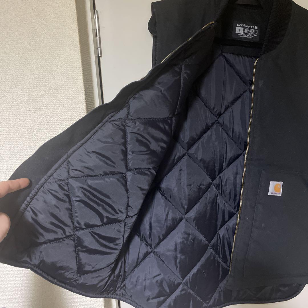 最安値！！ Carhartt ダックベスト Lサイズ