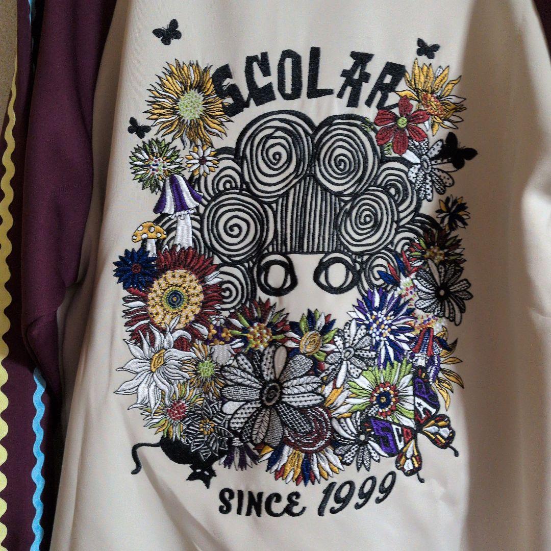 SCOLAR 花柄刺繍ジャンパーMサイズ新品未使用