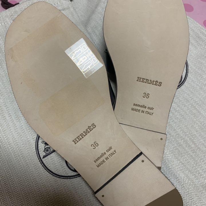32%割引ブラック系,23cm超激安 エルメス オラン 36 HERMES サンダル ...
