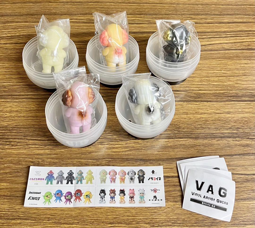 VAG40 ノラコイヌ ソフビ ガチャ 全5種セット - メルカリ