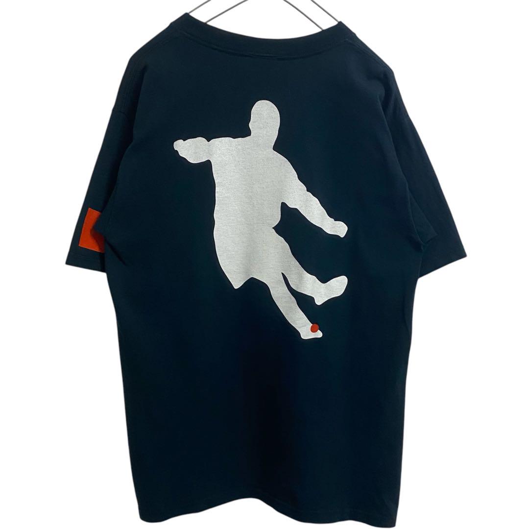 サッカー　ベッカム　シルエット　Tシャツ　anvil USAfabric