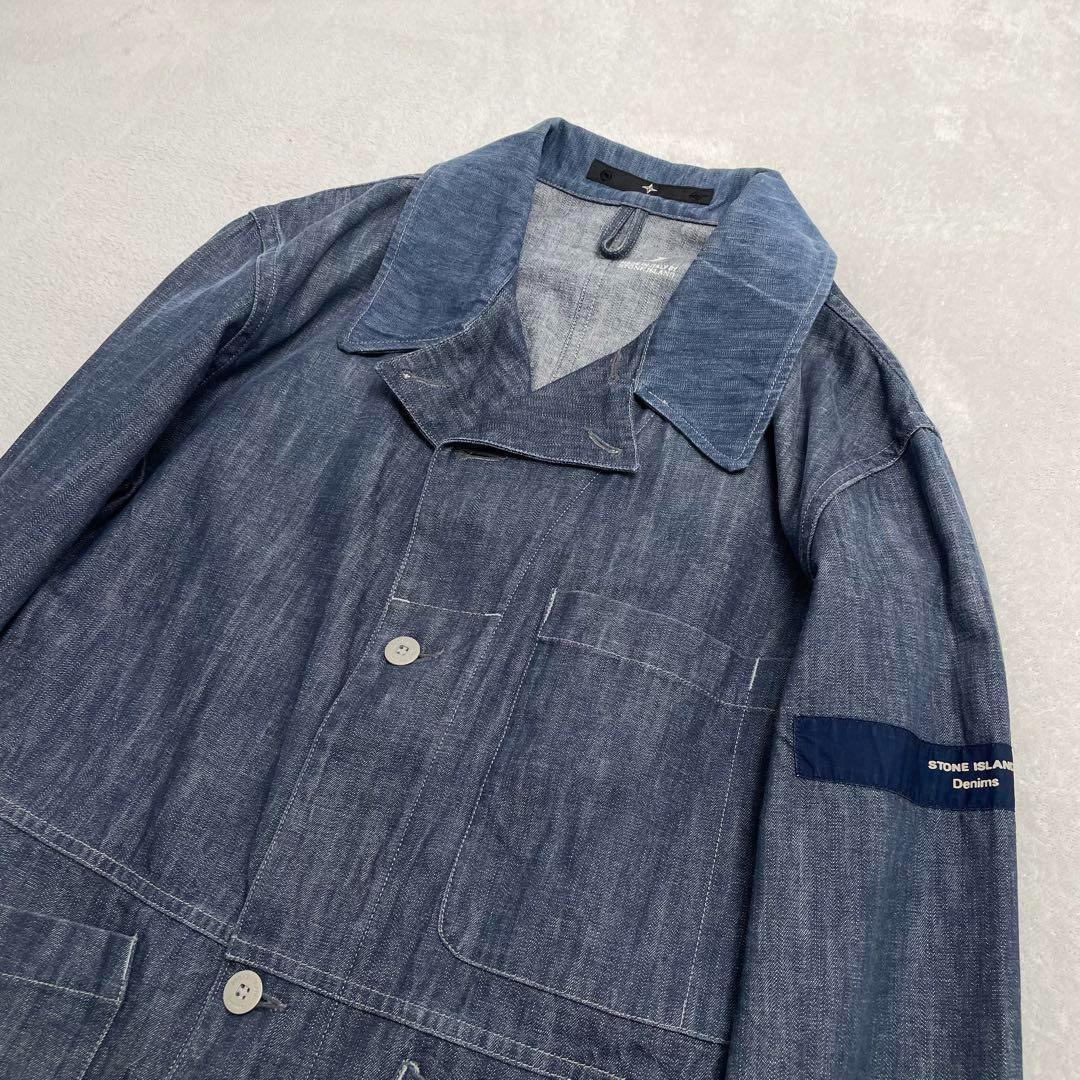 【90s】STONE ISLAND デニム カバーオール ジャケット アーカイブ