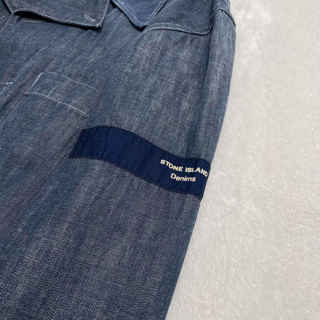 【90s】STONE ISLAND デニム カバーオール ジャケット アーカイブ