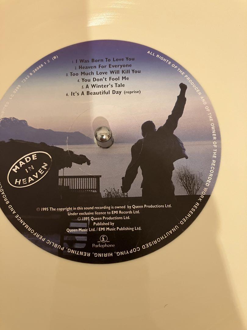 QUEEN / MADE IN HEAVEN UK盤クリームカラーレコードLP