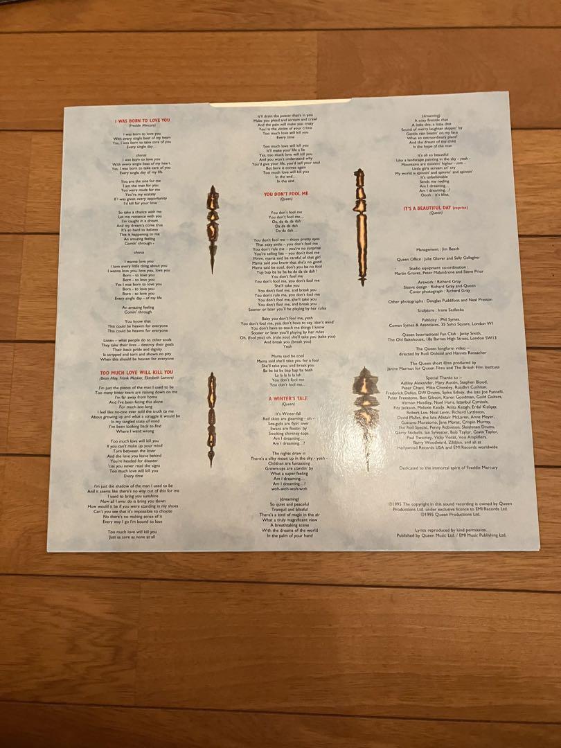 QUEEN / MADE IN HEAVEN UK盤クリームカラーレコードLP