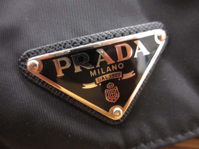 美品 プラダ PRADA ナイロン ベースボールキャップ L