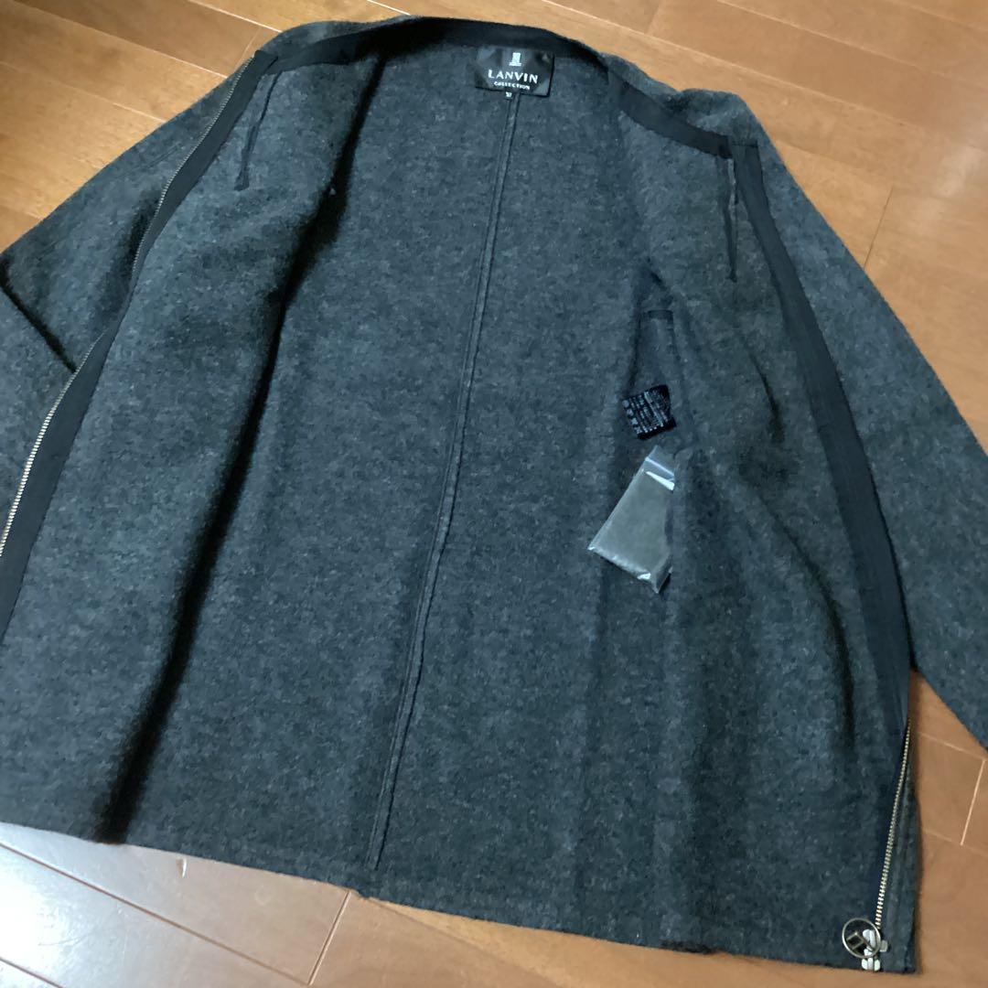 新品 LANVIN collection ランバン チュニック丈 コート 羽織り 新品 LANVIN collection ランバン チュニック丈 コート 羽織り