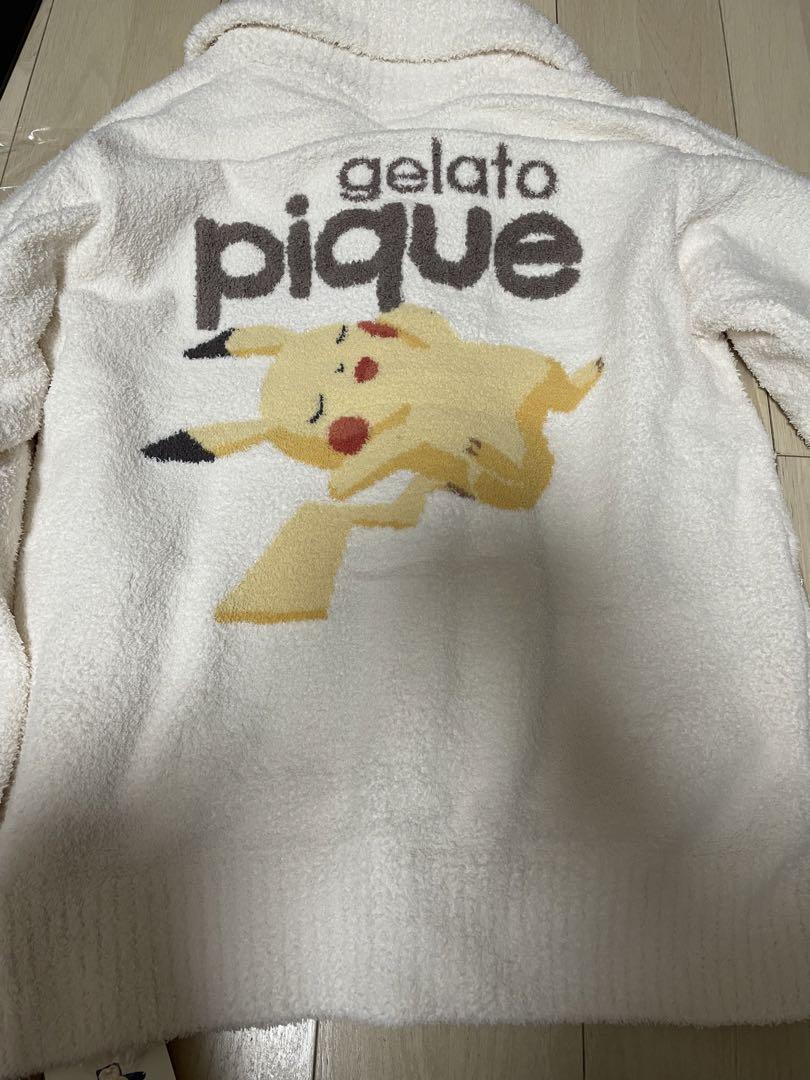 ジェラートピケ ルームウェア カーディガン ポケモン ピカチュウ