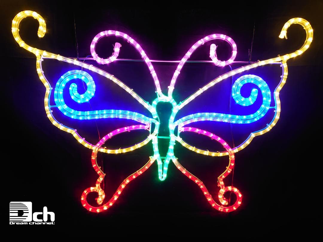 イルミネーション モチーフ ライト チョウチョ バタフライ 蝶々 屋外使用