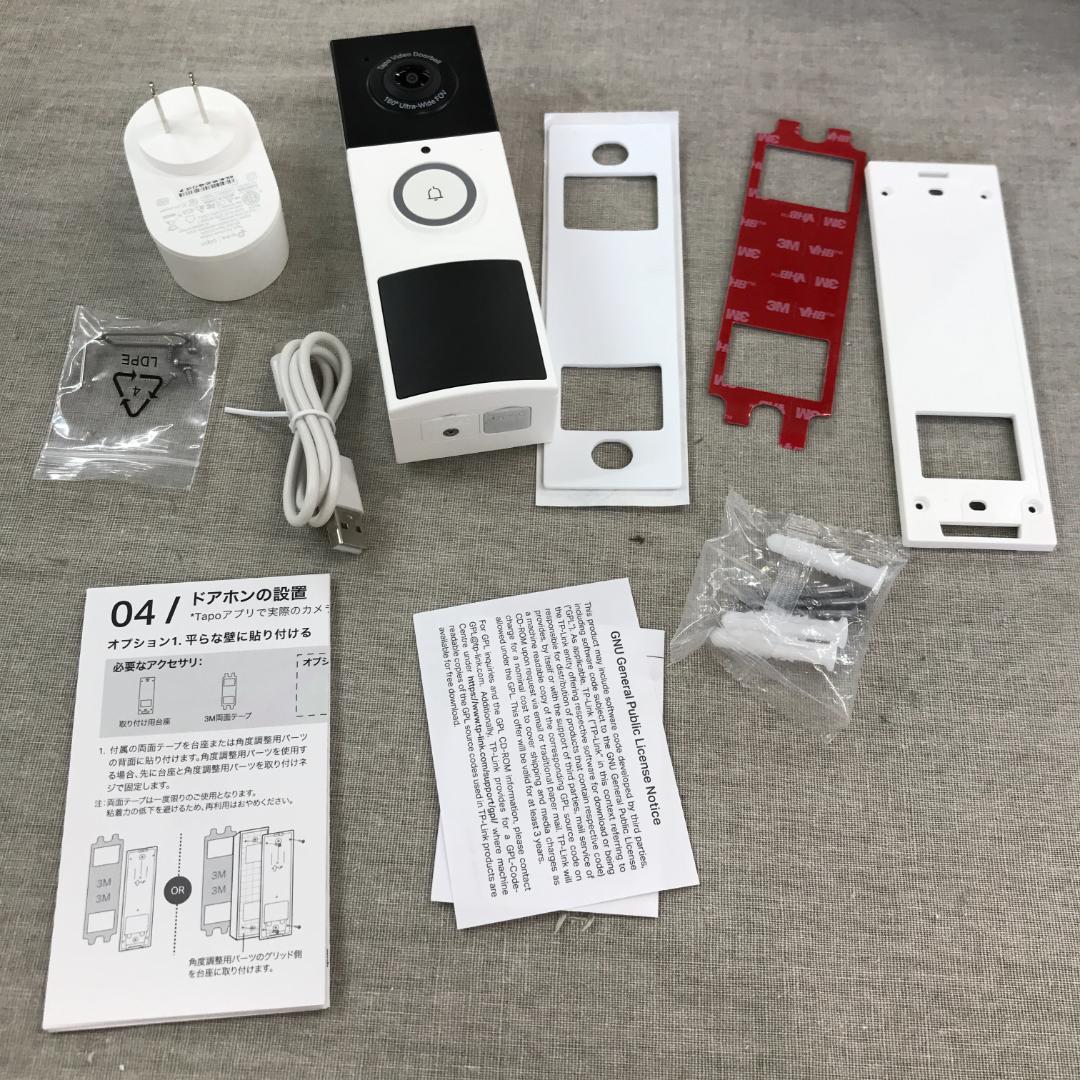 マ*ク様 Tapo スマートドアホン スマホ ビデオドアベル 　 Tapo D2