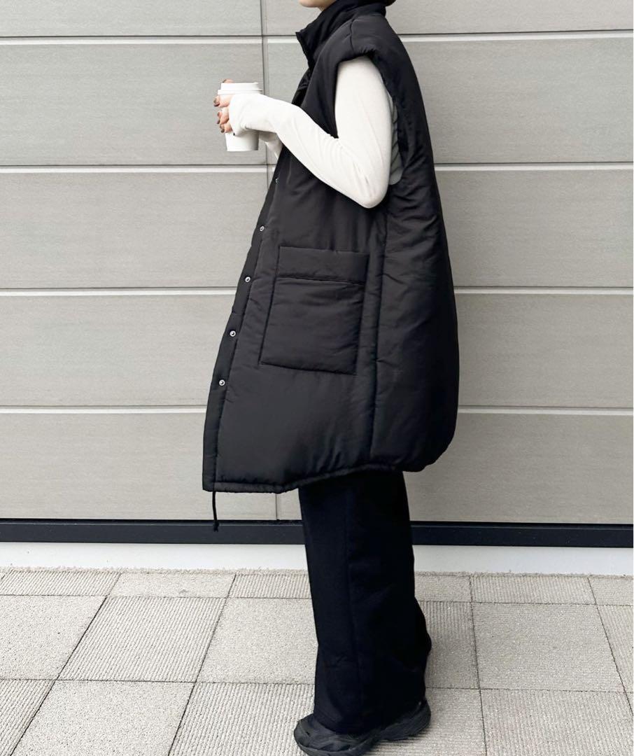 selectMOCAbyson♡中綿スタンドカラーオーバーベスト