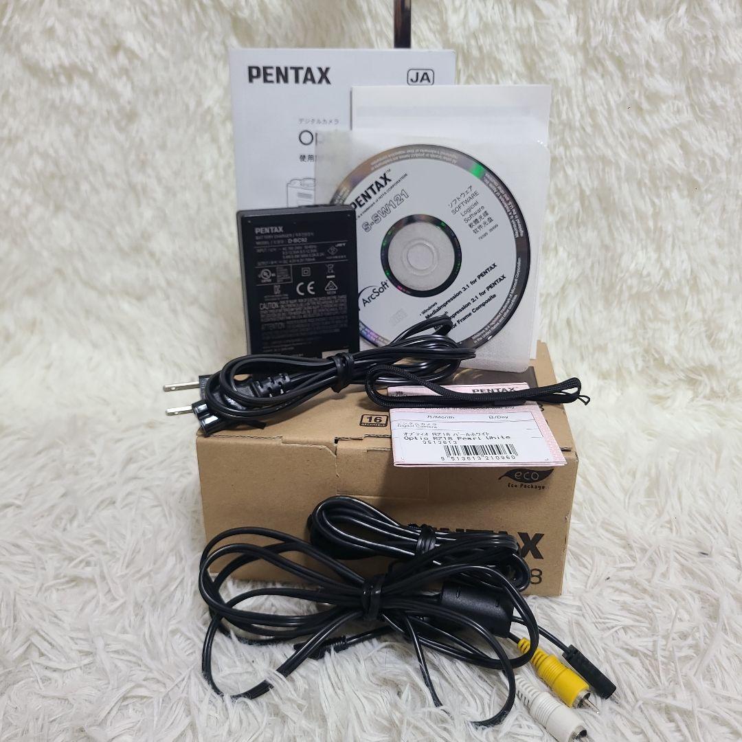 ★極上品★ ペンタックス Optio RZ18 ホワイト コンデジ ★付属品多数