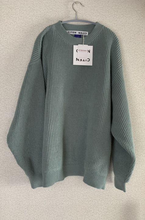 日本製新品 CITEN シテン 完売品 VfvNC-m94519397439 アゼボリュームニット フリーサイズ 在庫あ在庫