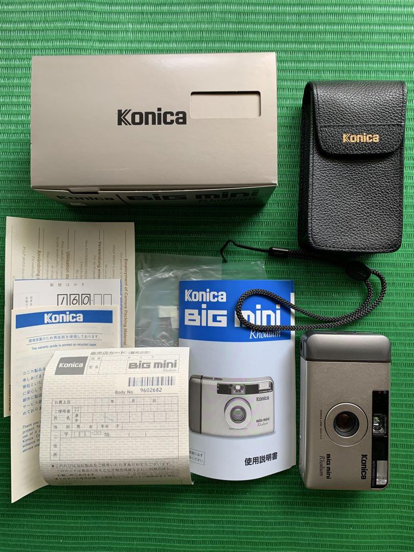 Konica BiG mini Rhodiumビックミニ ロジウム 純正ケース - メルカリ
