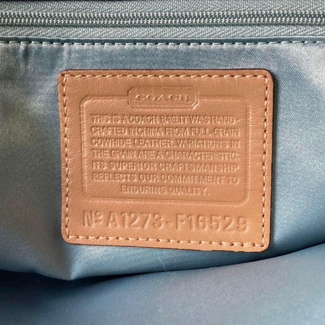 美品 COACH ハンドバッグ ショルダーバッグ ベージュ クロコダイル コーチ