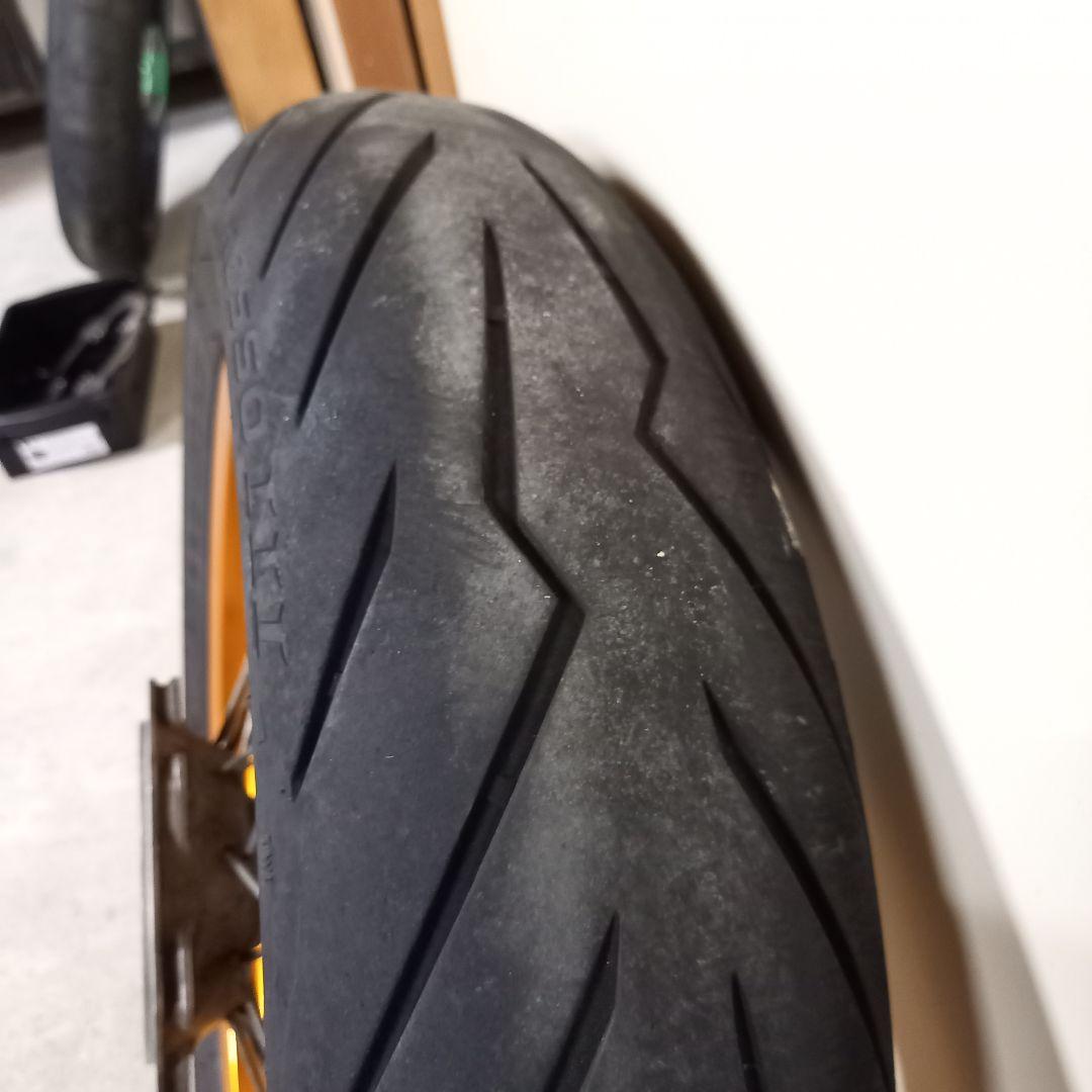 Dトラッカー用　前後ホイール　ゴールドリム