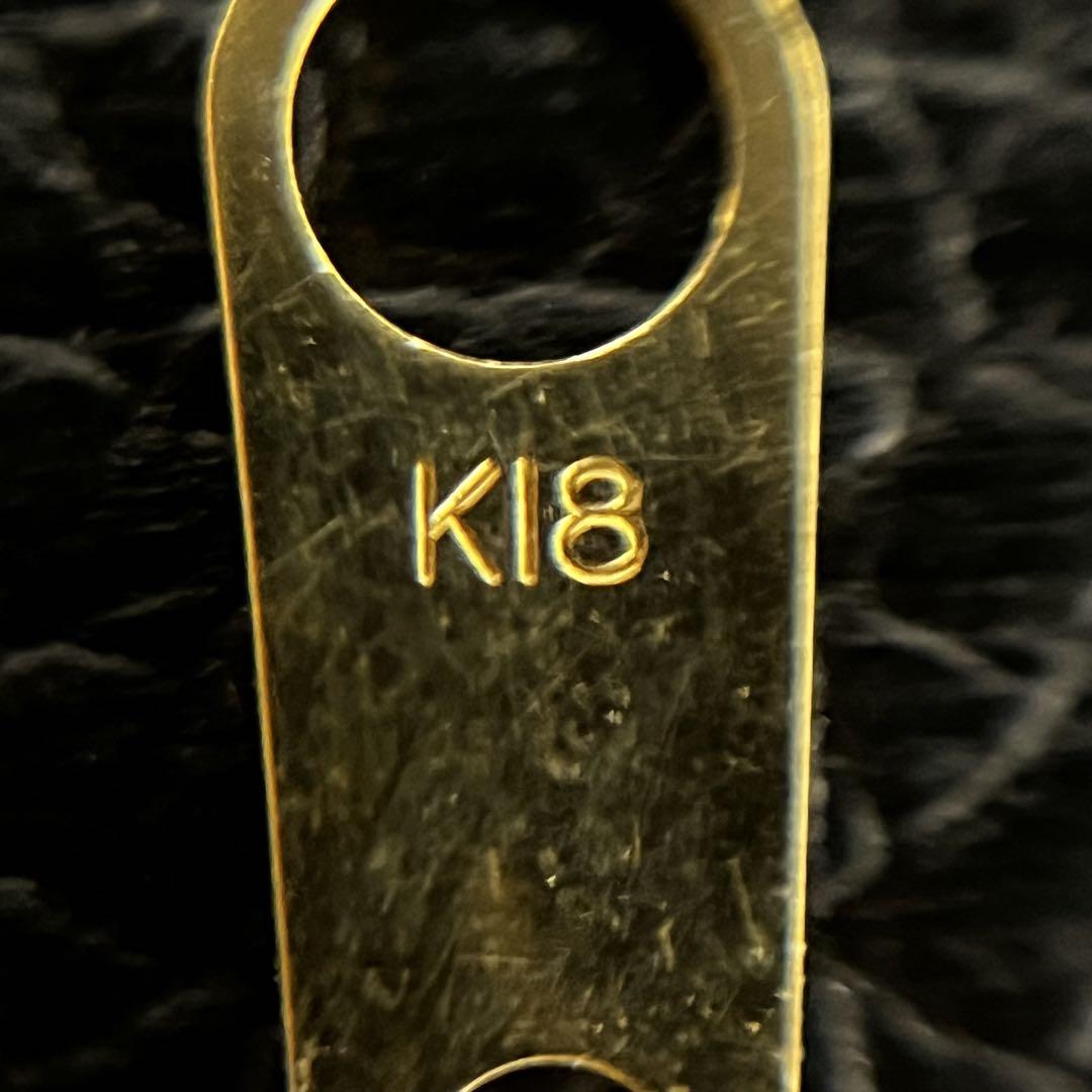 【ご予約品】 B070810)K18 YG ネックレス スクリューチェーン ホールマーク アクセサリー
