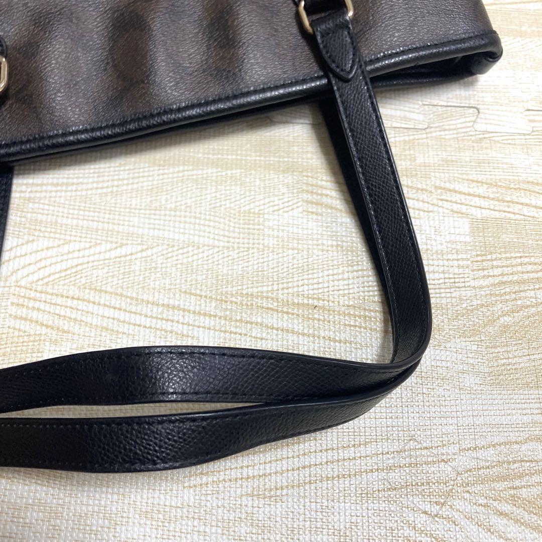 COACH コーチ トートバッグ レザー ブラウン