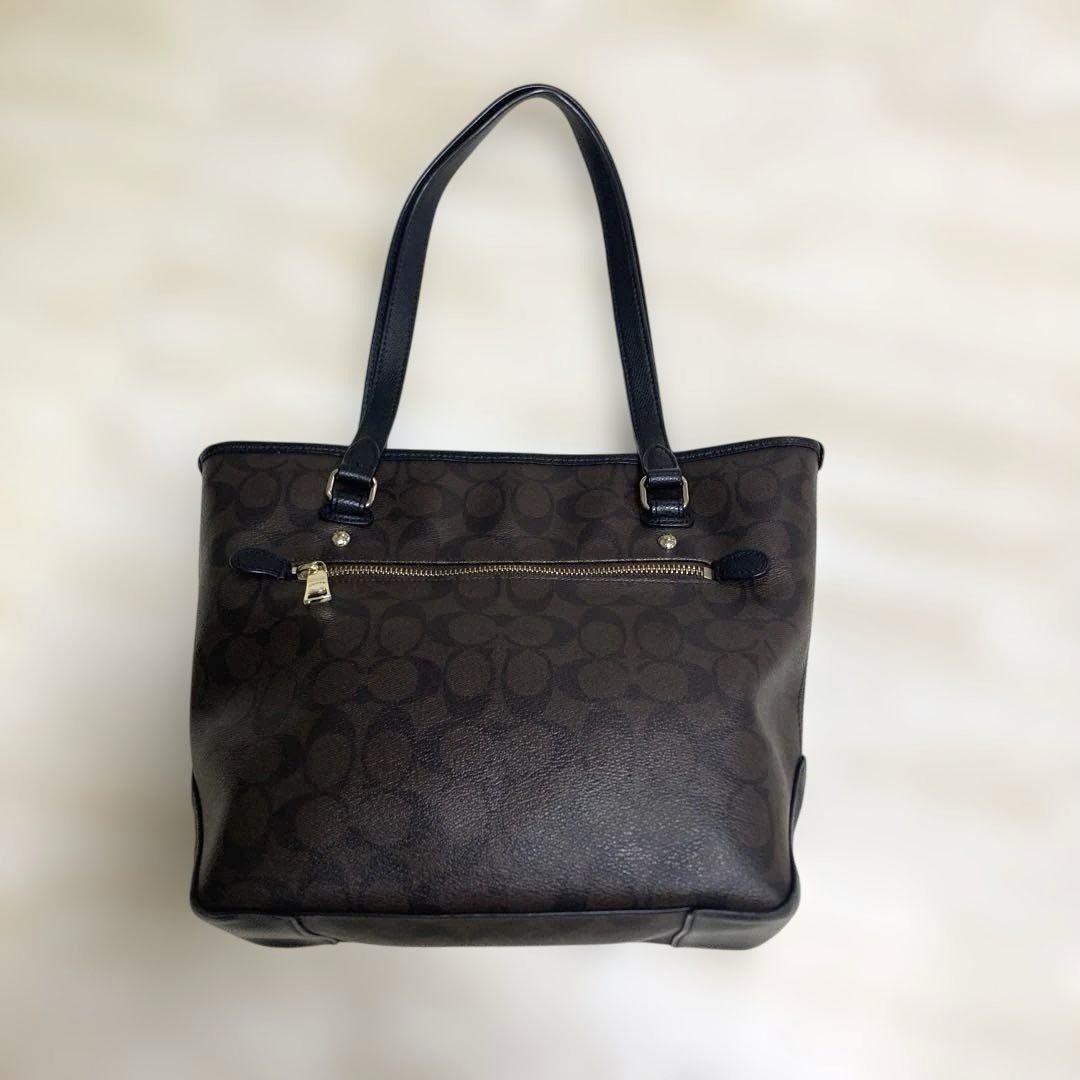 COACH コーチ トートバッグ レザー ブラウン