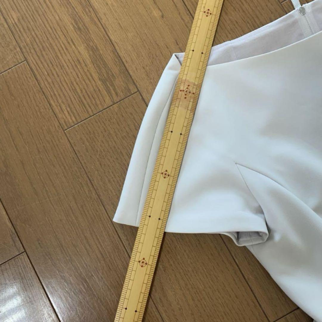 フォクシーニューヨーク　38 ベージュ　Aライン　ロング　ワンピース　フレア