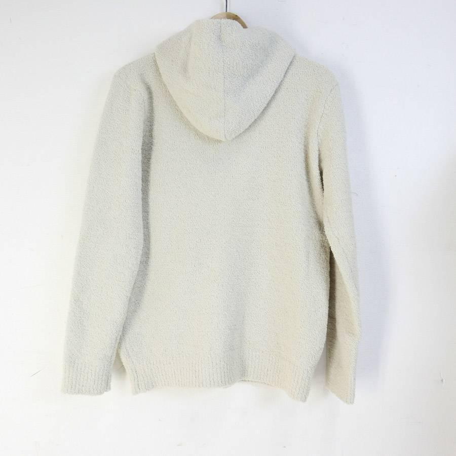 値下げ 新品 カシウエア レディースS フーディ フルジップパーカー アイボリー