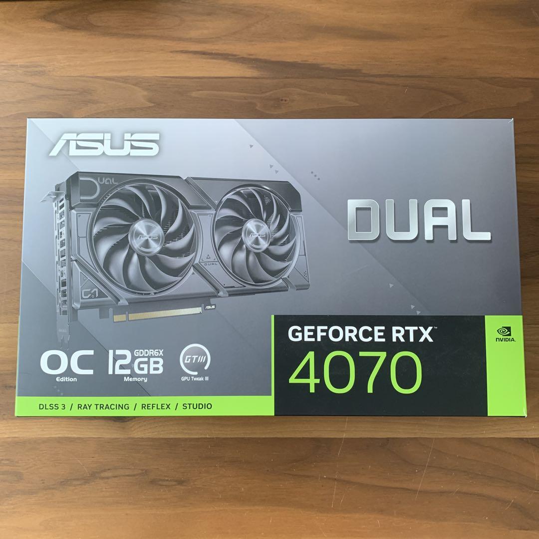 ASUS DUAL GeForce RTX 4070 OC 12GB