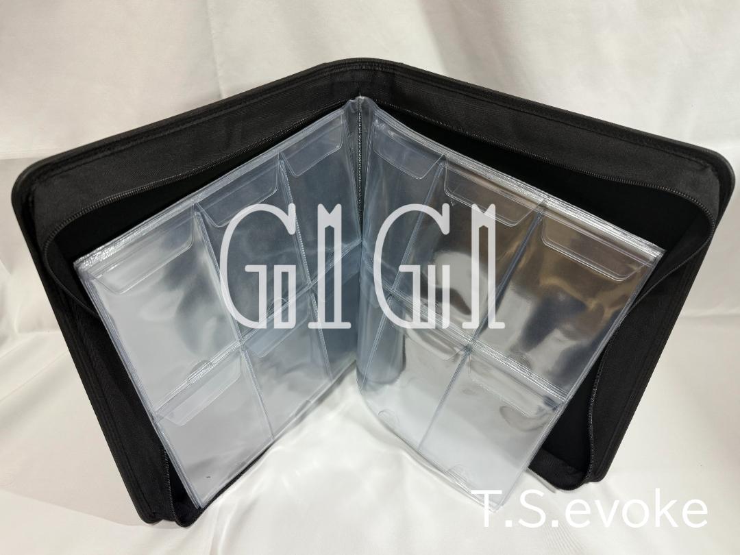 「G1G1」PSA/BGS/CGC鑑定カード 収納ファイルブラック 60枚入り