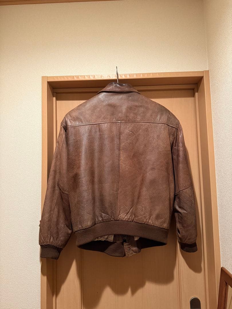 A2レザージャケットブラウンM
