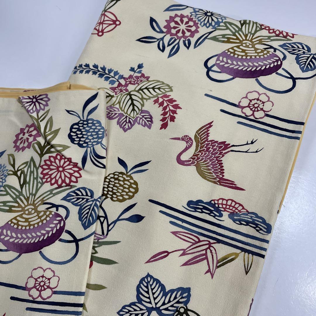7297☆送料込み❣️紅型柄 着物 5枚 まとめ売り❣️