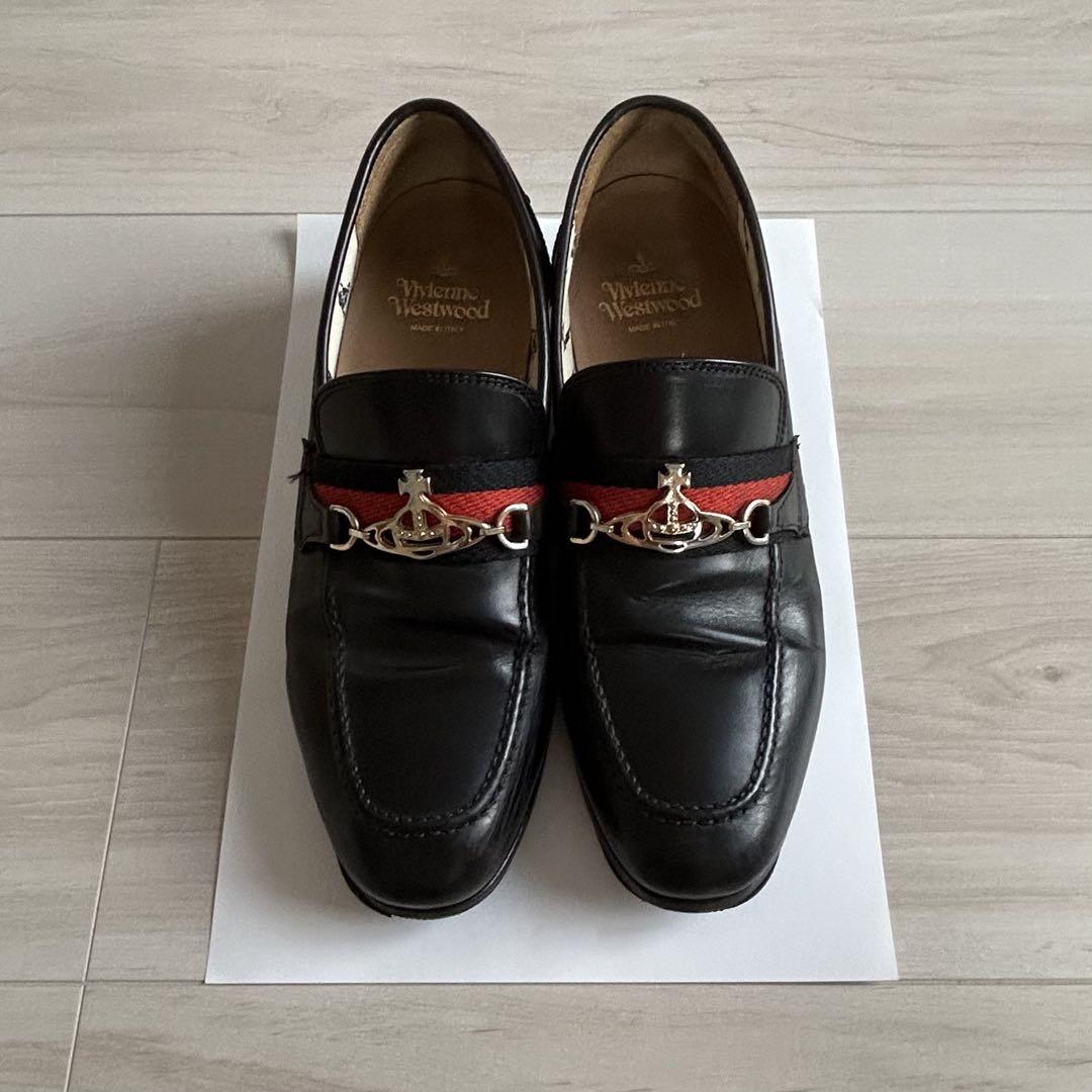 円高還元 ORB Westwood Vivienne LOAFER メルカリ - ブラックローファー 靴