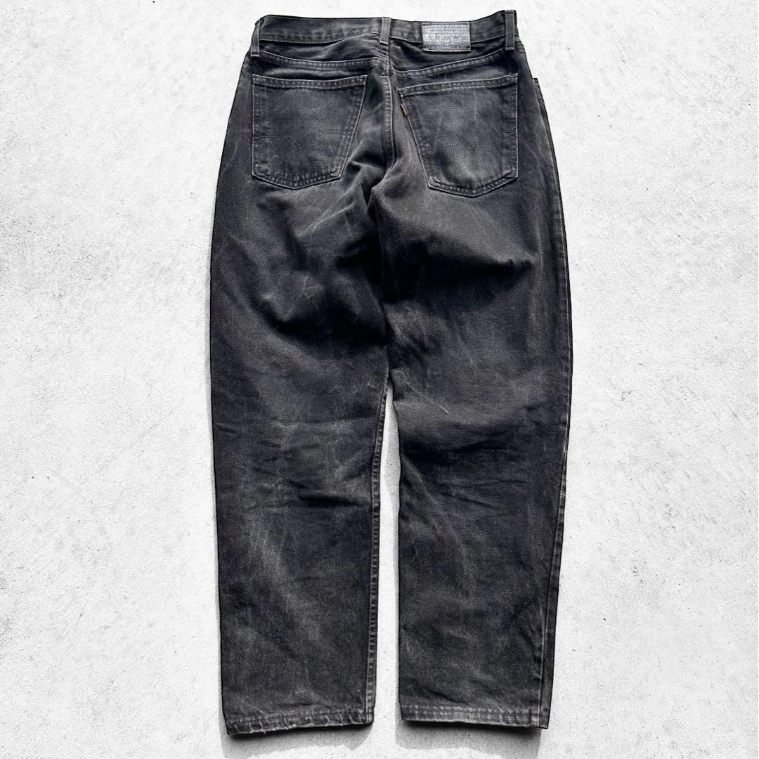 英国製 Levi's リーバイス 616 オレンジタブ ブラックデニム ジーンズ