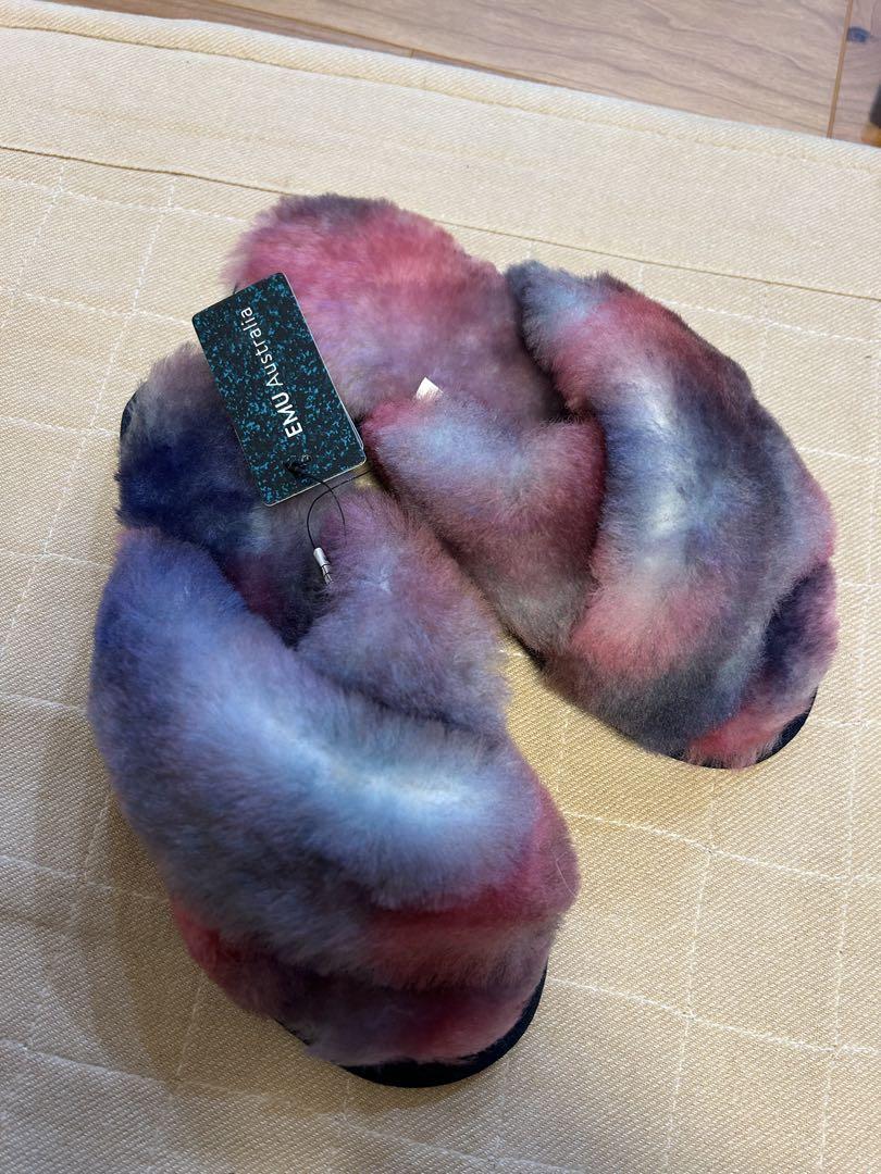 新品　EMU タイダイファーサンダル
