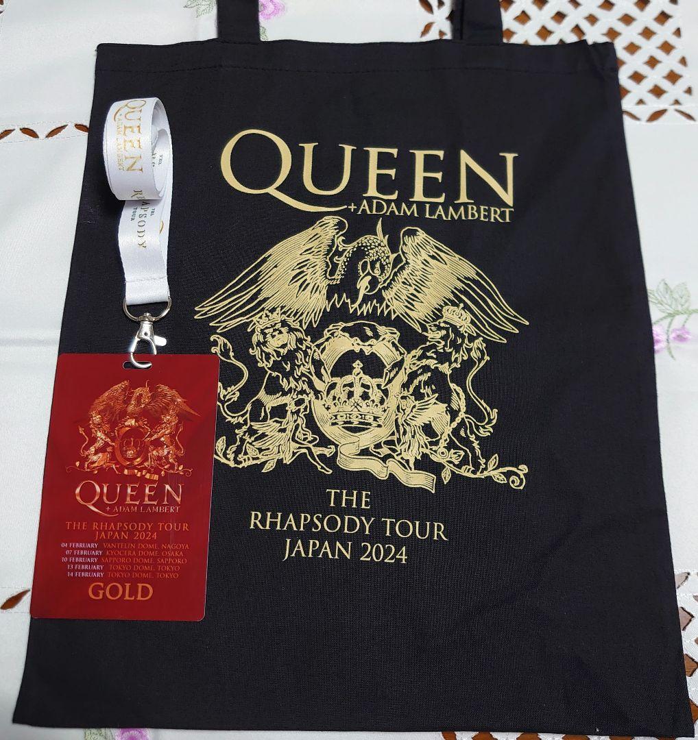 QUEEN + ADAM LAMBERT 2024年 来日公演 GOLDチケット特典グッズ