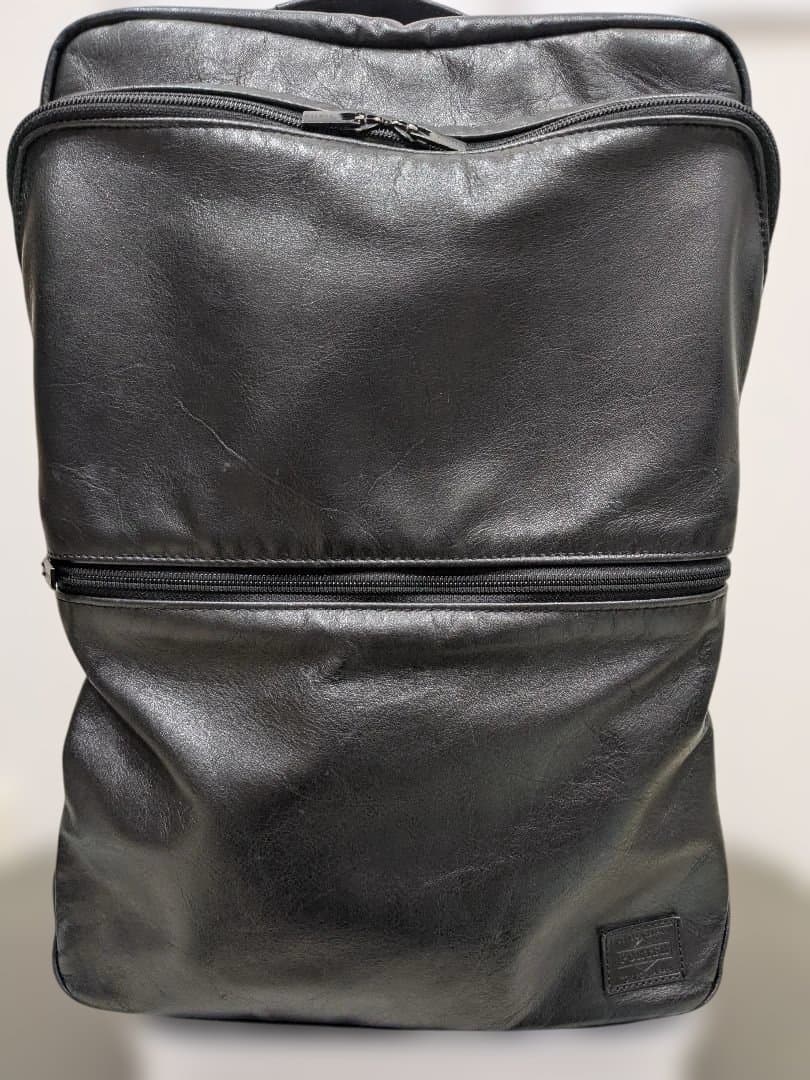 ポーター タイム リュック 本革 オールレザー PORTER TIME 定価9万