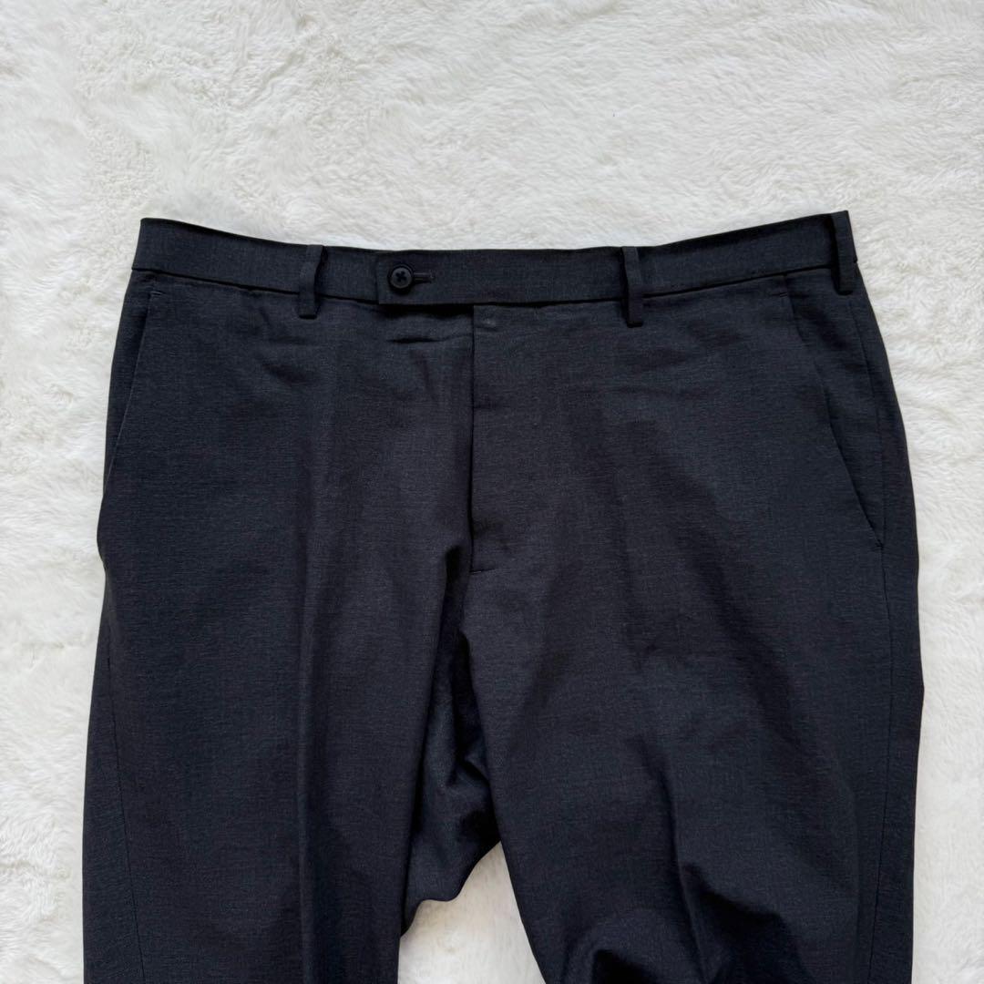 美品 Lサイズ UNIQLO スーツ セットアップ 洗える 感動 しつけ糸