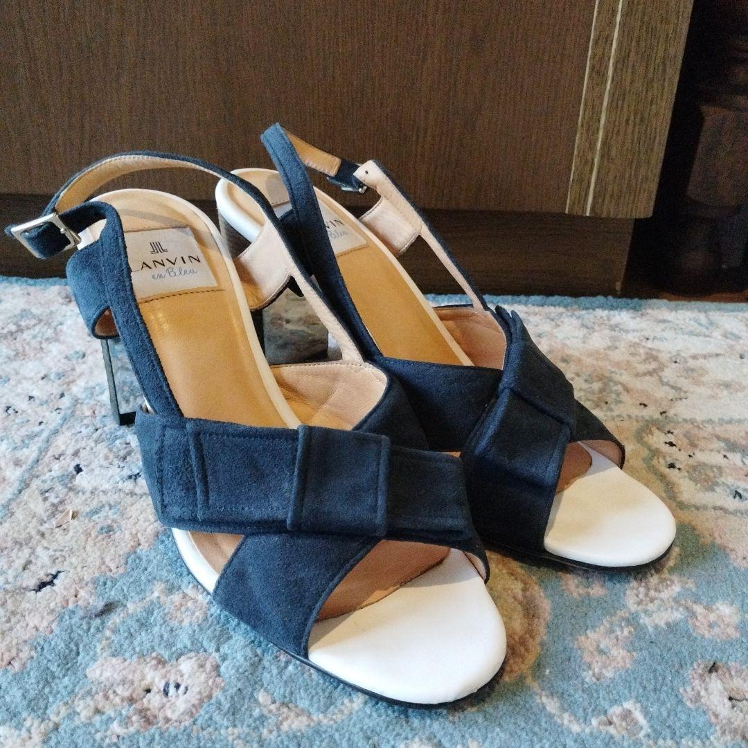 ランバン オン ブルー LANVIN en Bleu プラットフォームバック