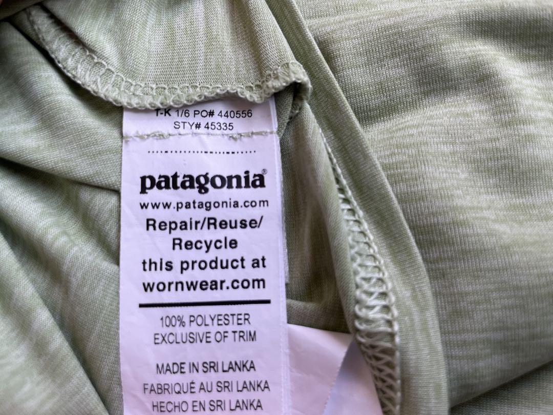 メンズM★patagoniaパタゴニアキャプリーンクールフーディロンT