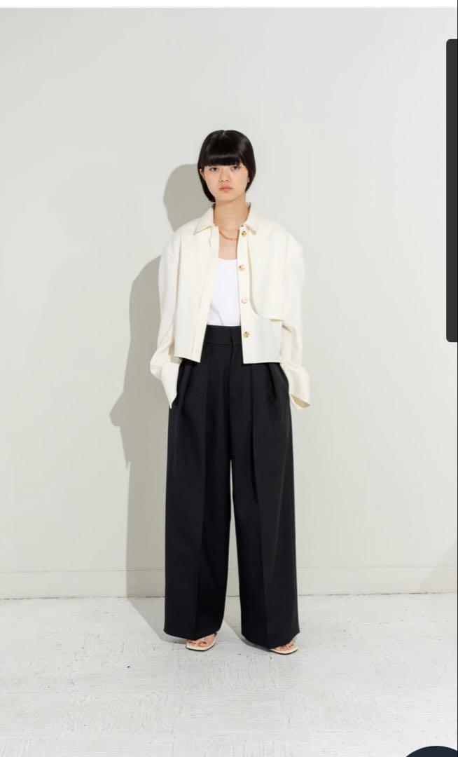 digne ディニュ high-waist pants ハイウエストパンツ 02 - メルカリ